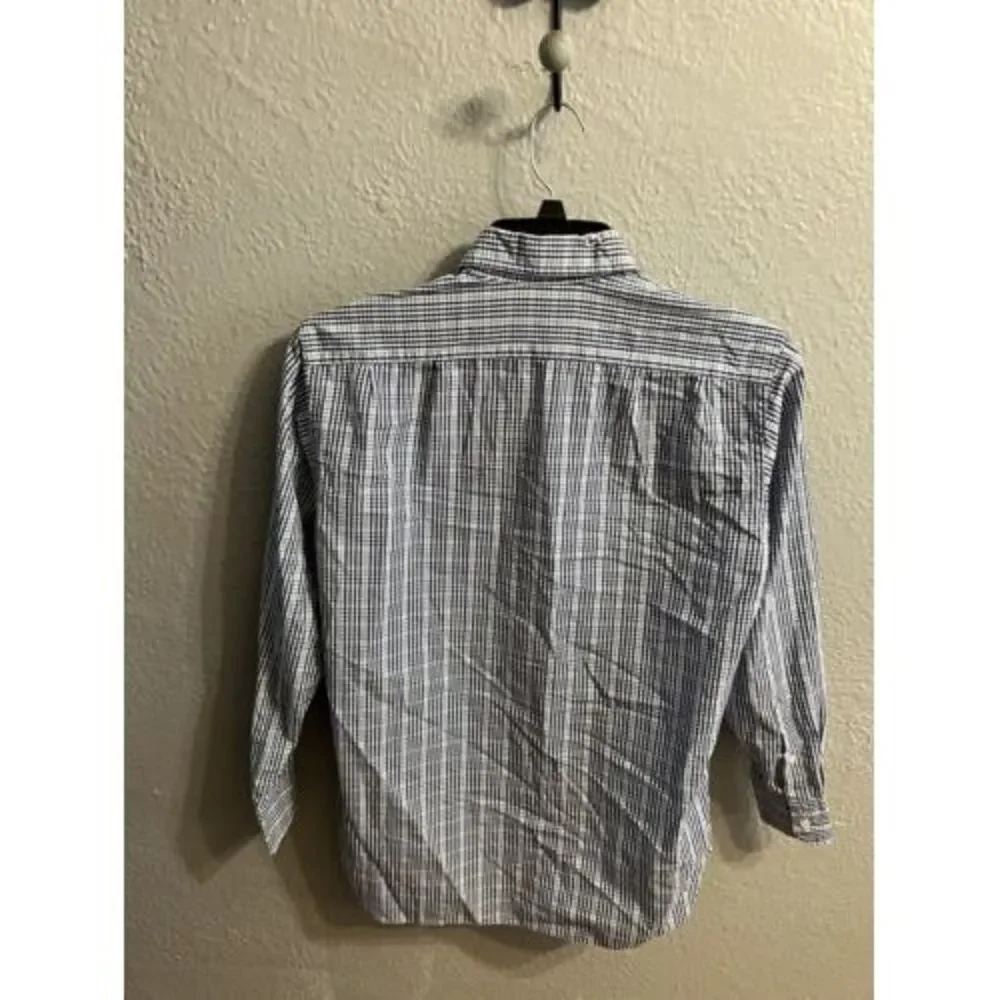 J Crew Men's Plaid Button Up Long Sleeve Shirt‎ Size Xsmall